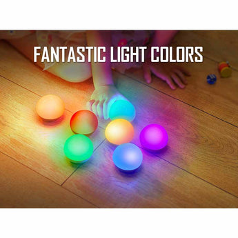 Olight Obulb MC RGB Magnetic LED Ball - 75 Lumens - Uses Built-in 630mAh Li-Poly Battery Pack - Black, Brick Red, White