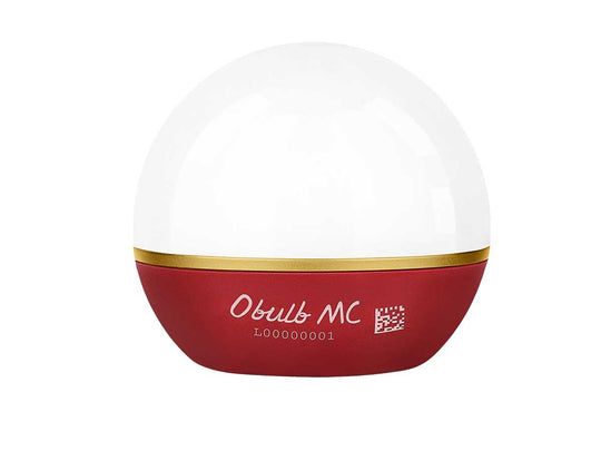 Olight Obulb MC RGB Magnetic LED Ball - 75 Lumens - Uses Built-in 630mAh Li-Poly Battery Pack - Red