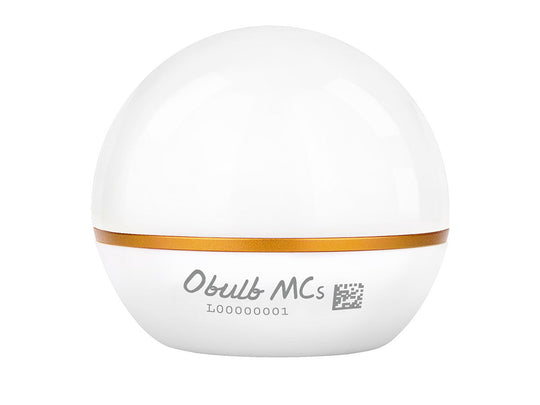 Olight Obulb MCs Motion Sensor RGB Magnetic LED Ball - 75 Lumens - Uses Built-in 630mAh Li-Poly Battery Pack - Aqua Blue and White