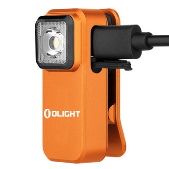 Olight Oclip LED Cliplight - 300 Lumens - Uses Built-in 280mAh Li-ion Battery Pack - Black, OD Green, Orange, or Copper