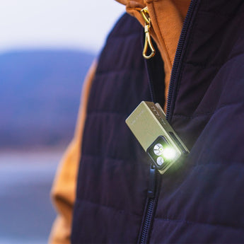 Olight Oclip Ultra LED Cliplight - 530 Lumens - Uses Built-in 580mAh Li-ion Battery Pack - Olive Green or Navy Blue