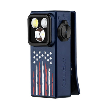 Olight Oclip Ultra LED Cliplight - 530 Lumens - Uses Built-in 580mAh Li-ion Battery Pack - Olive Green or Navy Blue