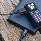 Olight Oclip Ultra LED Cliplight - 530 Lumens - Uses Built-in 580mAh Li-ion Battery Pack - Olive Green or Navy Blue