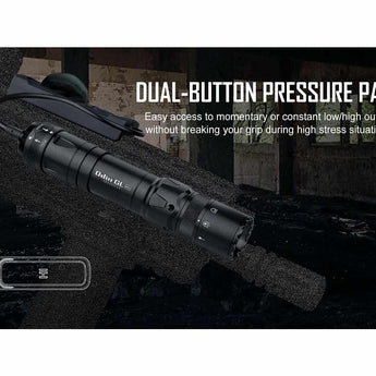 Olight Odin GL Mini Picatinny-Mount Tactical LED Flashlight - High Performance Neutral White LED - Green Laser - 1000 Lumens - Includes 1 x 18500