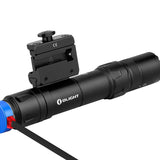 Olight Odin GL-P Picatinny Mount Tactical LED Flashlight - High Performance Neutral White LED - Green Laser - 1500 Lumens - Includes 1 x 21700