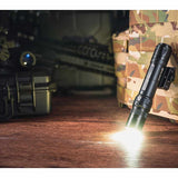 Olight Odin GL-P Picatinny Mount Tactical LED Flashlight - High Performance Neutral White LED - Green Laser - 1500 Lumens - Includes 1 x 21700