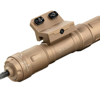 Olight Odin S Rechargeable LED Weapon Light - 1500 Lumens - M-LOK or Picatinny - Includes 1 x 3.6V 3500mAh 18650 - Matte Black or Desert Tan