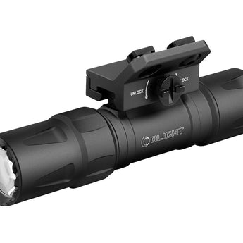 Olight Odin S Rechargeable LED Weapon Light - 1500 Lumens - M-LOK or Picatinny - Includes 1 x 3.6V 3500mAh 18650 - Matte Black or Desert Tan