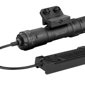 Olight Odin S Rechargeable LED Weapon Light - 1500 Lumens - M-LOK or Picatinny - Includes 1 x 3.6V 3500mAh 18650 - Matte Black or Desert Tan