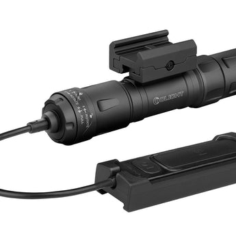 Olight Odin S Rechargeable LED Weapon Light - 1500 Lumens - M-LOK or Picatinny - Includes 1 x 3.6V 3500mAh 18650 - Matte Black or Desert Tan