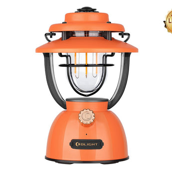 Olight Olantern Classic 2 Pro Dimmable Retro Lantern - 300 Lumens - Uses Built-in Li-ion Battery Pack - Clay Beige, Forest Green, Vintage Copper, Gunmetal Gray, or Pumpkin