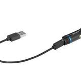 Olight Open 2 Rechargeable LED Flashlight and Pen - 120 Lumens - Includes Built-In 3.7V 110mAh Li-Poly Battery Pack - Black or Desert Tan (Limited Edition)