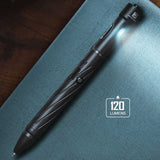 Olight Open 2 Rechargeable LED Flashlight and Pen - 120 Lumens - Includes Built-In 3.7V 110mAh Li-Poly Battery Pack - Black or Desert Tan (Limited Edition)