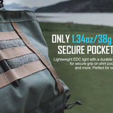 Olight Open 2 Rechargeable LED Flashlight and Pen - 120 Lumens - Includes Built-In 3.7V 110mAh Li-Poly Battery Pack - Black or Desert Tan (Limited Edition)