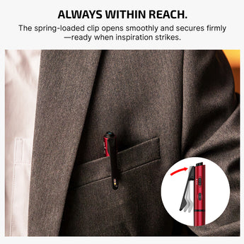 Olight O'Pen 3 LED Pen Light Informational Slide - Always Within Reach