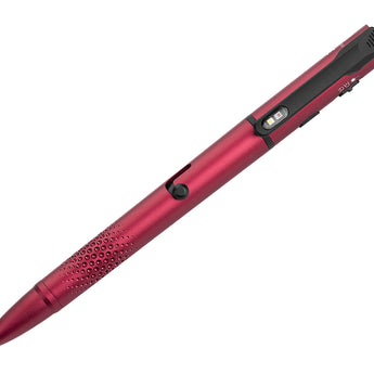 Red Olight O'Pen 3 LED Pen Light - Angled View