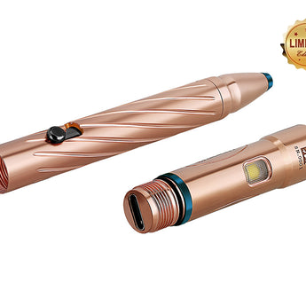 Olight Open 2 Rechargeable LED Flashlight and Pen - 120 Lumens - Includes Built-In 3.7V 110mAh Li-Poly Battery Pack - Black or Desert Tan (Limited Edition)