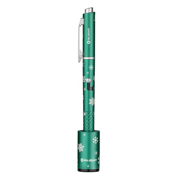 Olight Open Glow Rechargeable LED Penlight - 120 Lumens - Uses Built-in 110mAh Li-Poly Battery Pack - Black, OD Green, Blue, Stars & Stripes, or Donut