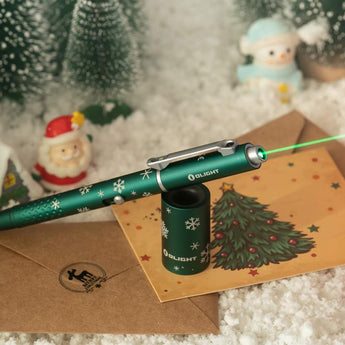 Olight Open Glow Rechargeable LED Penlight - 120 Lumens - Uses Built-in 110mAh Li-Poly Battery Pack - Black, OD Green, Blue, Stars & Stripes, or Donut