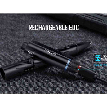 Olight Open Pro USB-C Rechargeable LED Flashlight and Pen - 120 Lumens - Uses Built-in 110mAh Li-Poly Battery Pack - Multiple Color Options