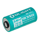 Olight ORB-183C11 18350 1100mAh 3.6V Protected Lithium Ion (Li-ion) Button Top Battery