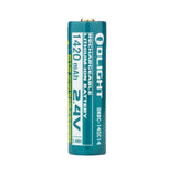 Olight ORBC-145C14 2.4V 1420mAh Protected Lithium Ion (Li-ion) Button Top Battery with Built-in USB Charging Port - Retail Card