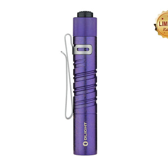 Olight I3T EOS Dual-Output Slim EDC Flashlight - Philips LUXEON TX CW LED - 180 Lumens - Includes 1 x AAA - Black and Additional Colors - Limited Edition Options Available