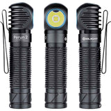 Olight Perun 2 Rechargeable LED Headlamp - 2500 Lumens - CREE XHP50B - Includes 1 x 21700 - Black, Desert Tan, Blue, Clover Gradient (LE), and Dream Blue