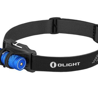 Olight Perun 2 Mini Rechargeable LED Headlamp - 1100 Lumens - Charger Included - Black, Orange, Lime Green, Blue, and Midnight Blue