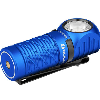 Olight Perun 2 Mini Rechargeable LED Headlamp - 1100 Lumens - Charger Included - Black, Orange, Lime Green, Blue, and Midnight Blue