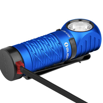 Olight Perun 2 Mini Rechargeable LED Headlamp - 1100 Lumens - Charger Included - Black, Orange, Lime Green, Blue, and Midnight Blue
