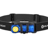 Olight Perun 2 Mini Rechargeable LED Headlamp - 1100 Lumens - Charger Included - Black, Orange, Lime Green, Blue, and Midnight Blue