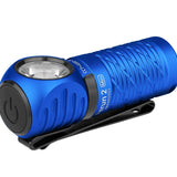 Olight Perun 2 Mini Rechargeable LED Headlamp - 1100 Lumens - Charger Included - Black, Orange, Lime Green, Blue, and Midnight Blue