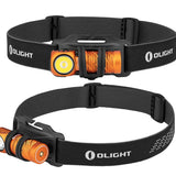Olight Perun 2 Mini Rechargeable LED Headlamp - 1100 Lumens - Charger Included - Black, Orange, Lime Green, Blue, and Midnight Blue