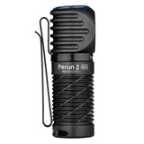 Olight Perun 2 Mini Rechargeable LED Headlamp - 1100 Lumens - Charger Included - Black, Orange, Lime Green, Blue, and Midnight Blue