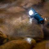 Olight Perun 2 Mini Rechargeable LED Headlamp - 1100 Lumens - Charger Included - Black, Orange, Lime Green, Blue, and Midnight Blue