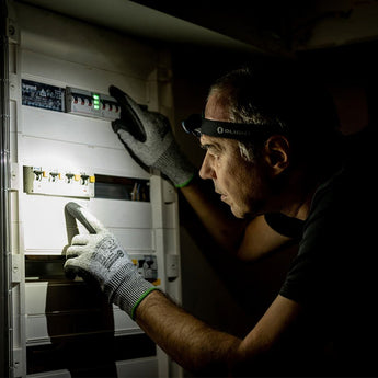 Olight Perun 2 Mini Rechargeable LED Headlamp - 1100 Lumens - Charger Included - Black, Orange, Lime Green, Blue, and Midnight Blue