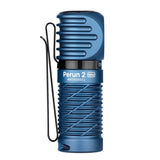 Olight Perun 2 Mini Rechargeable LED Headlamp - 1100 Lumens - Charger Included - Black, Orange, Lime Green, Blue, and Midnight Blue