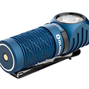 Olight Perun 2 Mini Rechargeable LED Headlamp - 1100 Lumens - Charger Included - Black, Orange, Lime Green, Blue, and Midnight Blue