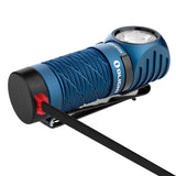Olight Perun 2 Mini Rechargeable LED Headlamp - 1100 Lumens - Charger Included - Black, Orange, Lime Green, Blue, and Midnight Blue