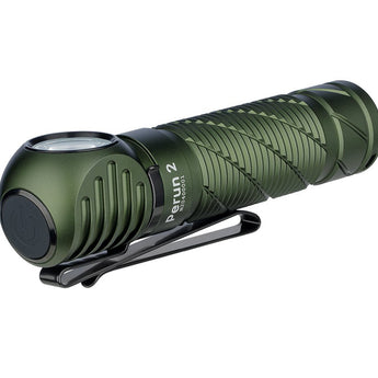 Olight Perun 2 Rechargeable LED Headlamp - 2500 Lumens - CREE XHP50B - Includes 1 x 21700 - Black, Desert Tan, Blue, Clover Gradient (LE), and Dream Blue