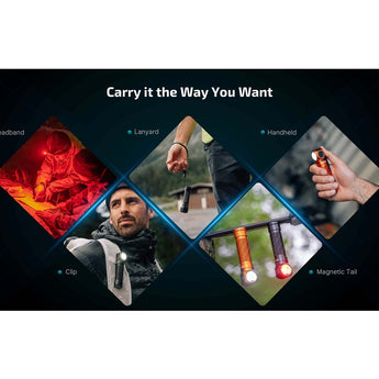 Olight Perun 3 Rechargeable LED Headlamp - 3000 Lumens - Uses 1 x Built-in 21700 - Multiple Color Options