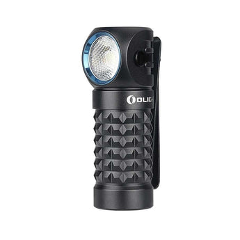 Olight Perun Mini Kit Multi-Use LED Flashlight - High Performance Cool White LED - 1000 Lumens - Includes 1 x 16340 and Headband - Black