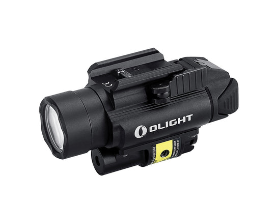 Olight PL-2RL Baldr LED Pistol Light with Red Laser - Picatinny and Glock Rails - CREE XHP35 HI LED - 1200 Lumens - Includes 2 x CR123As