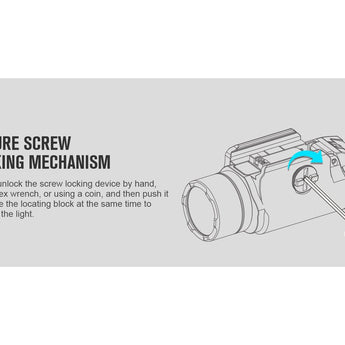 Olight PL-3S Valkyrie LED Weapon Light - 1000 Lumens - Includes 2 x CR123A - Black or Desert Tan