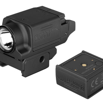 Olight PL Mini 3 Rechargeable LED Weapon Light - 600 Lumens - Uses Built-in 260mAh Li-Poly Battery Pack - Black or Desert Tan