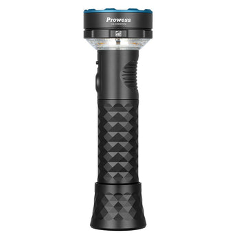 Olight Prowess USB-C Rechargeable LED Flashlight - 5000 Lumens - Includes 1 x 21700 Battery - Black or Orange