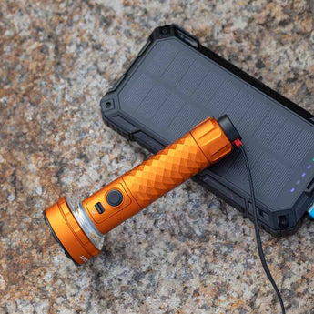 Olight Prowess USB-C Rechargeable LED Flashlight - 5000 Lumens - Includes 1 x 21700 Battery - Black or Orange