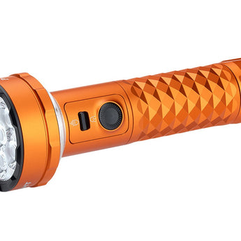 Olight Prowess USB-C Rechargeable LED Flashlight - 5000 Lumens - Includes 1 x 21700 Battery - Black or Orange