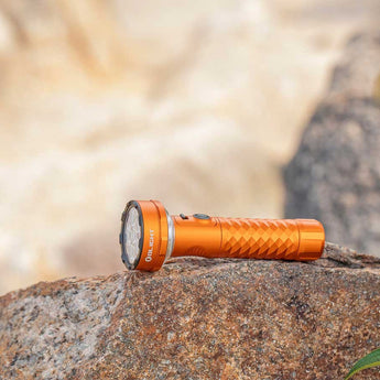Olight Prowess USB-C Rechargeable LED Flashlight - 5000 Lumens - Includes 1 x 21700 Battery - Black or Orange